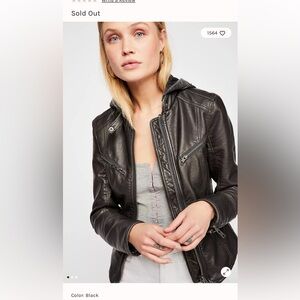 We The Free Monroe Hooded Jacket Size Small